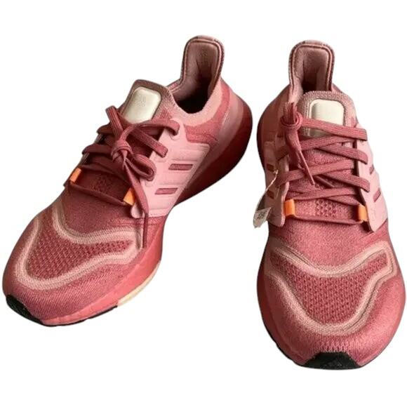 Adidas Ultraboost 22 Mauve/Orange Running Sneakers , US7 - Picture 4 of 13